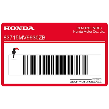 Framecover sticker, linkerkant