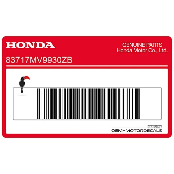 Kontpaneel sticker, linkerkant