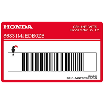 Kontpaneel sticker, rechterkant