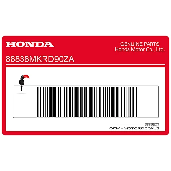 Framecover sticker, linkerkant