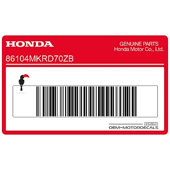 Pegatina para quilla, lado izquierdo