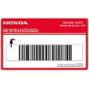 Autocollant logo HONDA pour carénage avant