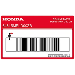 Naklejka na osłonę boczną, prawa strona