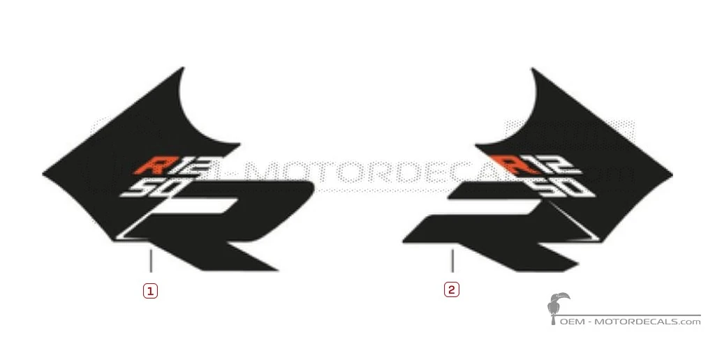 Pegatinas para BMW R1250R 2024 • BMW Pegatinas OEM