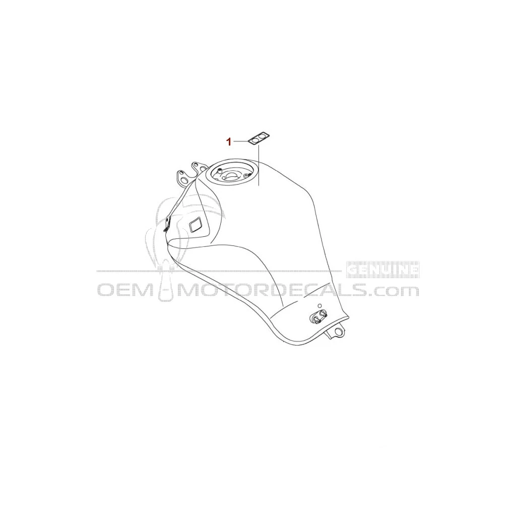 Stickers voor Kawasaki EX650 ER6F - Voorzichtigheid labels • Kawasaki OEM Stickers