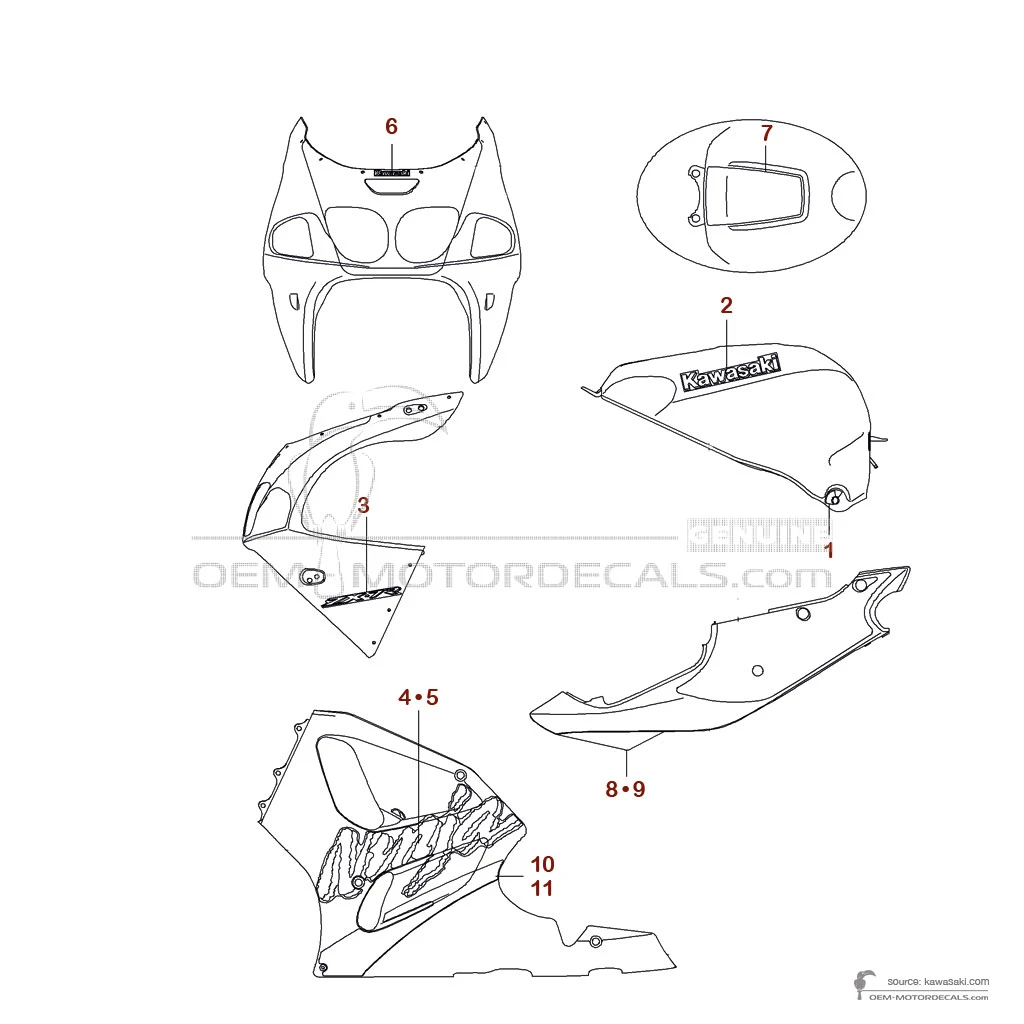 Kawasaki ZX-6 R pencil silhouette motorcycle art naked bike